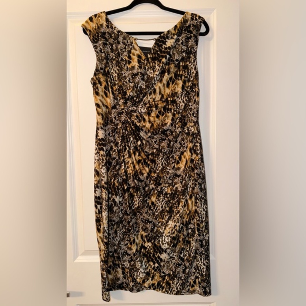 Connected Apparel Women’s Animal Print Dress